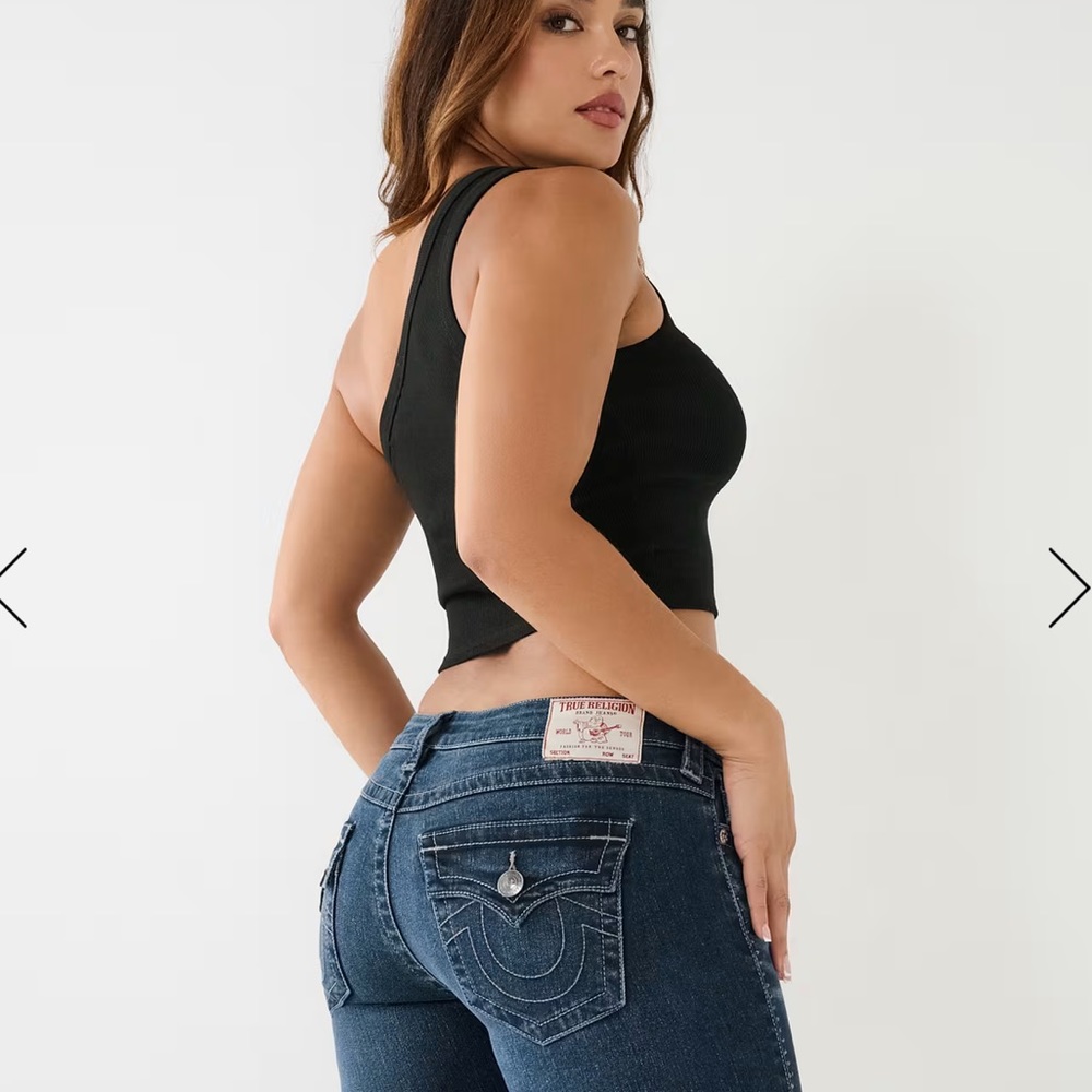 Y2k Dark Wash TRUE RELIGION Bootcut Jeans!